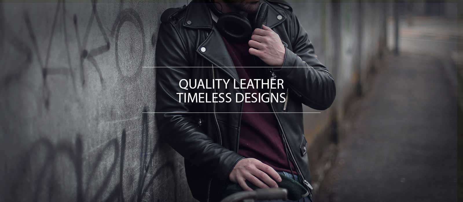 Mens Black leather jackets