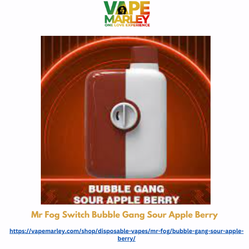 Mr Fog Switch Bubble Gang Sour Apple Berry