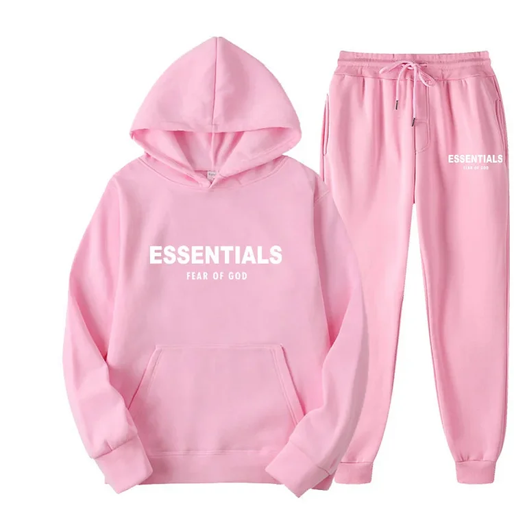 Pink Essentials Hoodie: A Staple in Streetwear Fashion