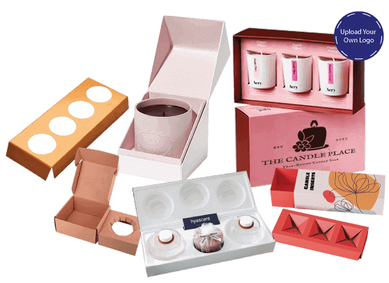 Box With Inserts For Candles