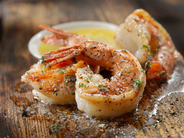 Garlic butter shrimp