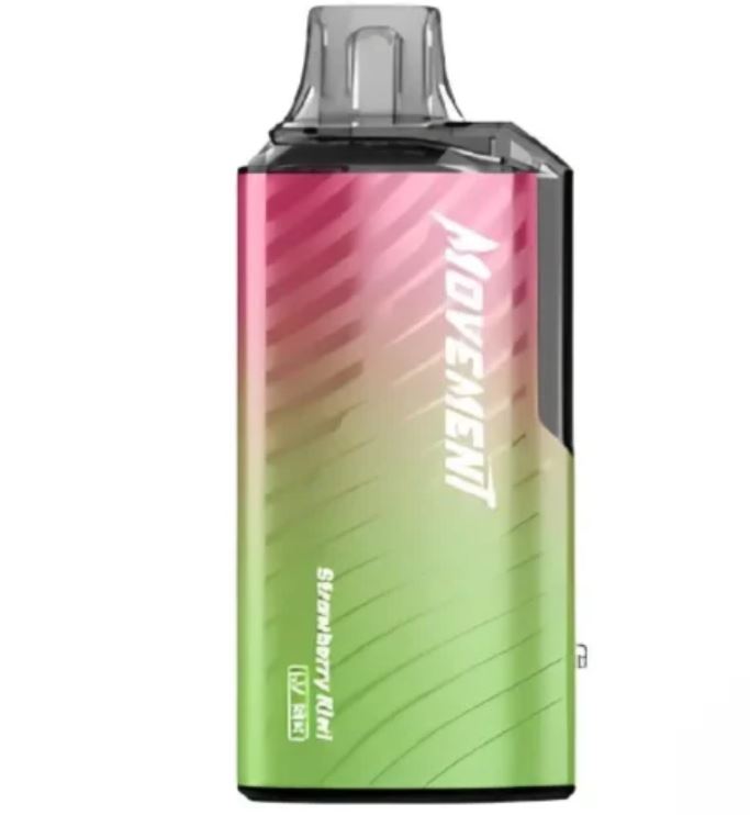 Embark on a flavorful journey with MOVEMENT LV 18K – Strawberry Kiwi, a tantalizing fusion of ripe strawberries and tangy kiwi that promises a burst of fruity delight in every puff.