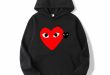 Red-Heart-And-Gray-Heart-Cdg-Hoodie-600x621