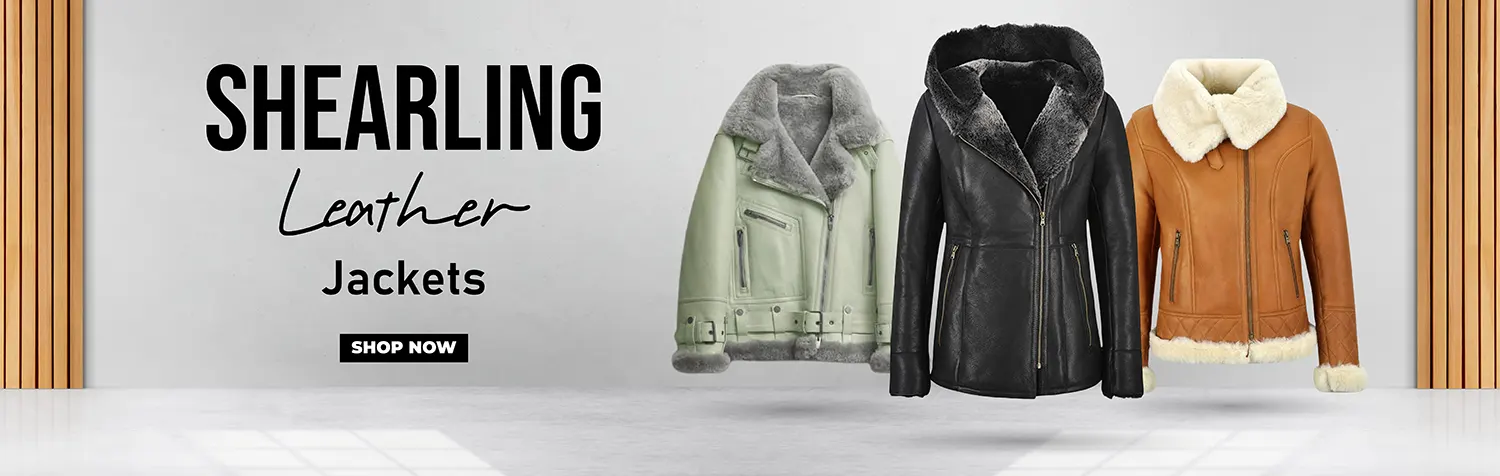 Shearling leather jacket