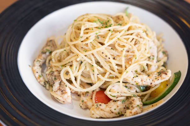 Shrimp Scampi Fettuccine