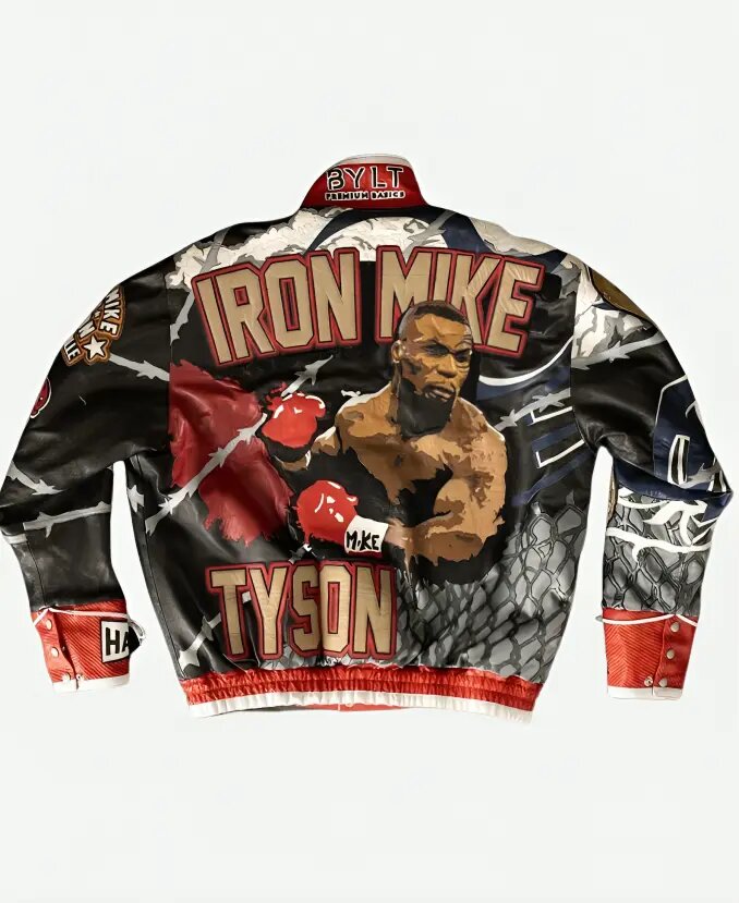 iron mike tyson leather jacket