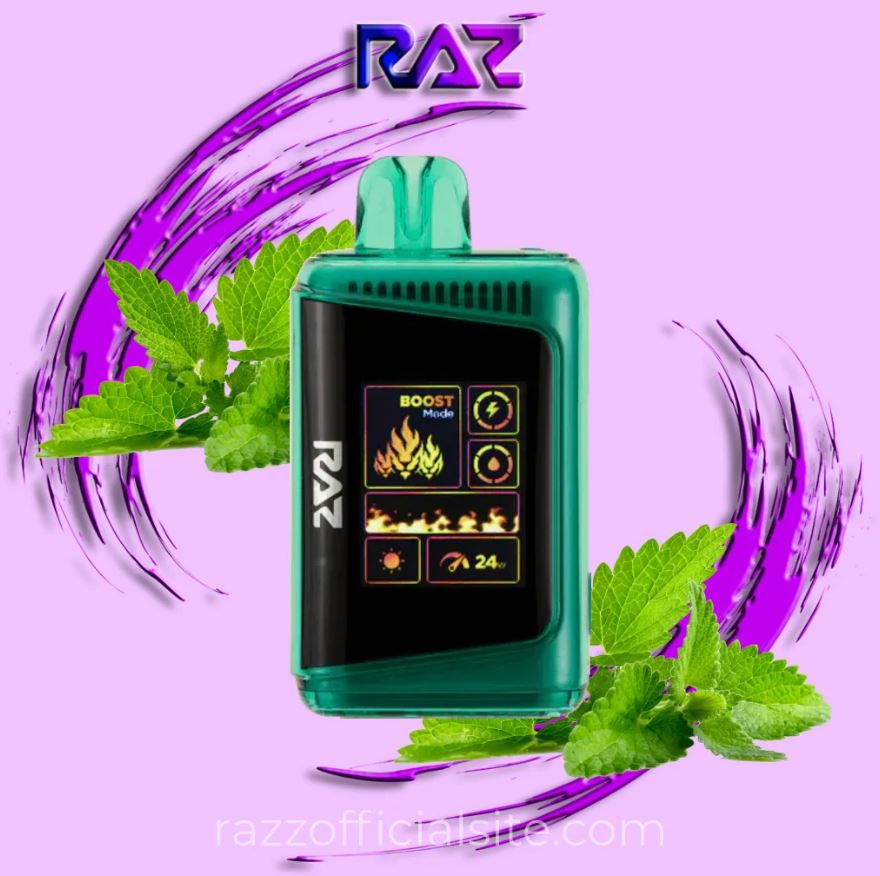 The right choice for mint lovers! The Winter Green Raz DC25000 has a cool minty flavor that isn’t too much and not too little.