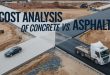 Cost Analysis of Concrete vs. Asphalt