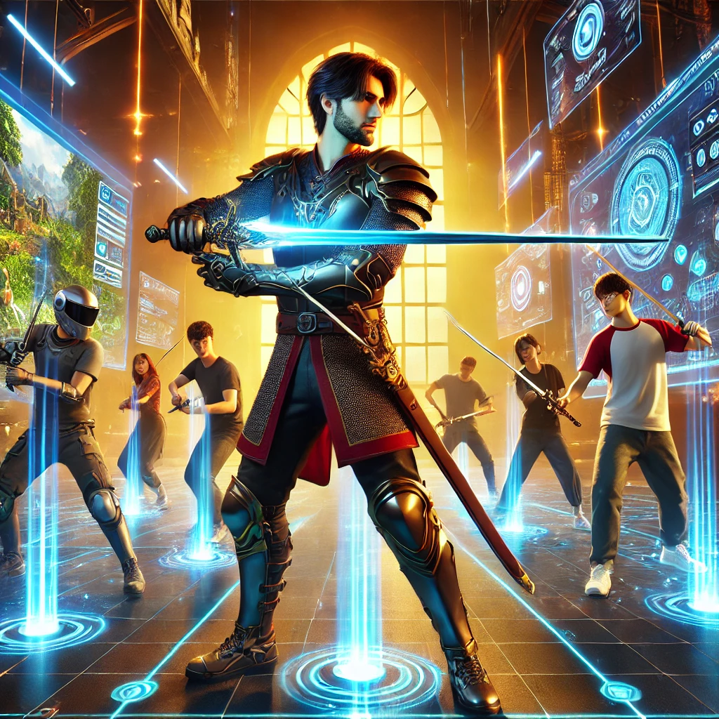 I became a crazy swordsmanship instructor in the game