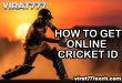 online cricket id