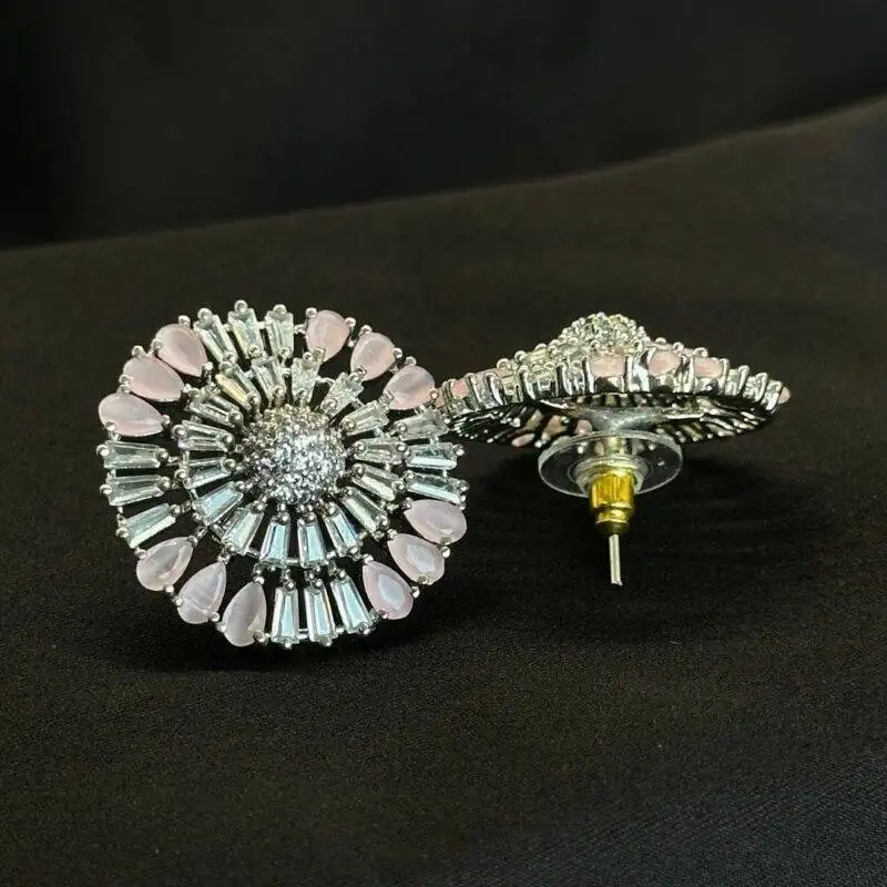 Fancy-Studs-earrings-Pink